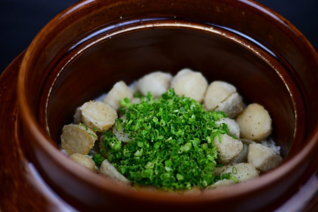 とらふぐ里芋炊き込みご飯